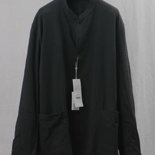 코모리 코튼 저지 스탠드 카라 자켓 3