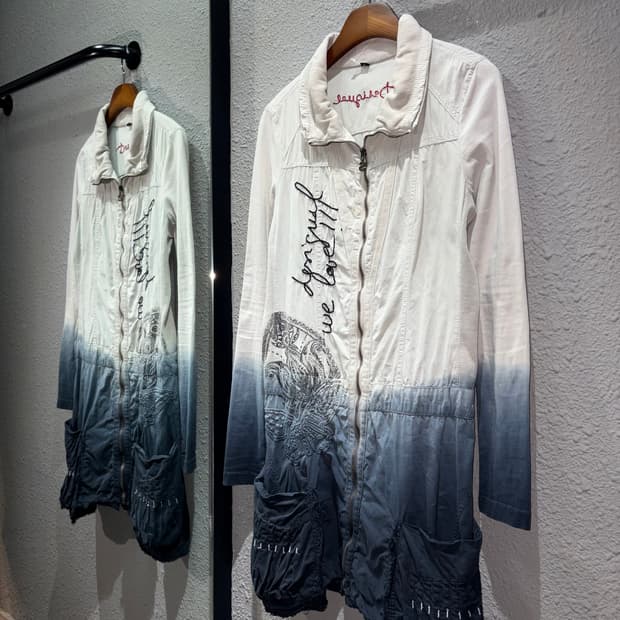 데시구알 그라데이션 집업 원피스