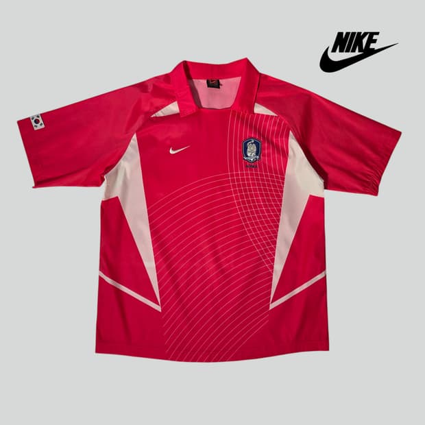 [L]나이키 국대 2002 월드컵 축구 반팔 유니폼