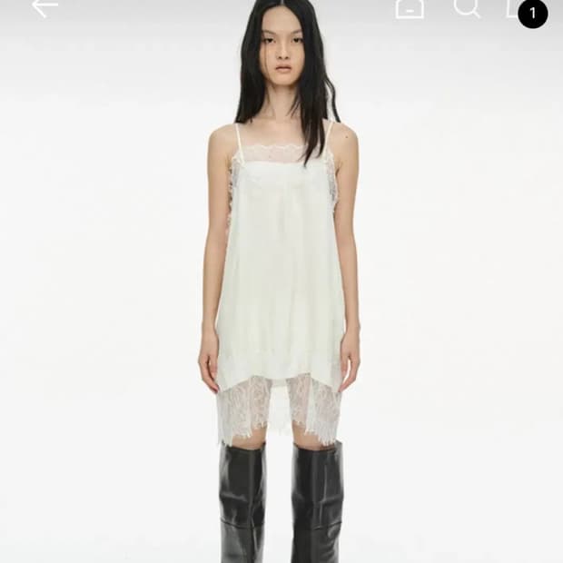 Cerric lace slip dress