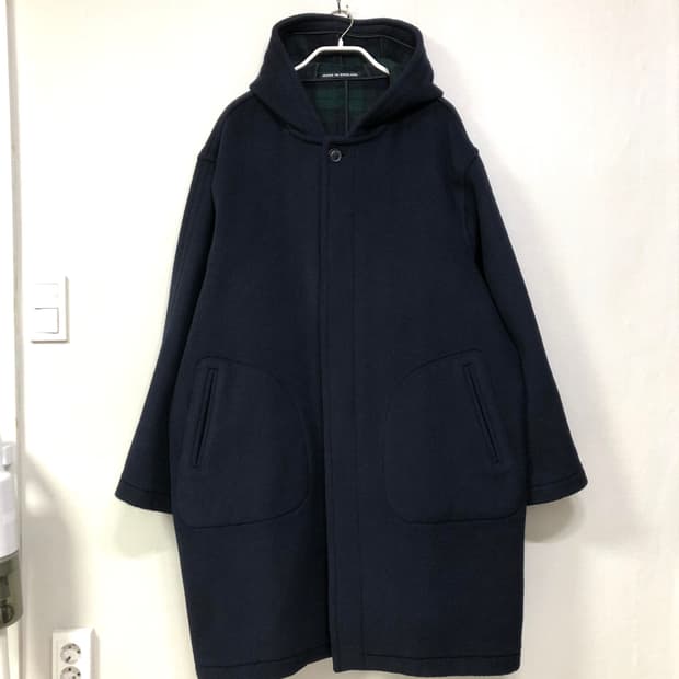 (made in 영국) 런던트레디션 남성 시턴 오버사이즈 후드 코트