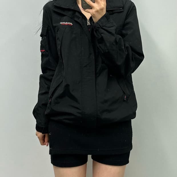 디키즈 블랙 바람막이 자켓 