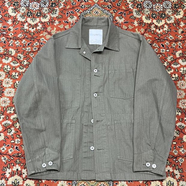 [M] ESPIONAGE 에스피오나지 프렌치 워크 자켓 카키