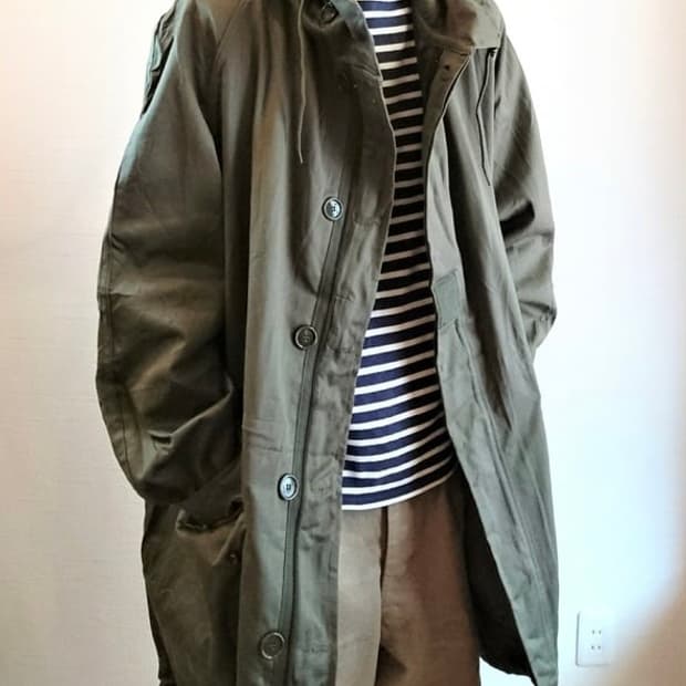 90s 오리지널 OG 프랑스 M-64 야상 개파카
