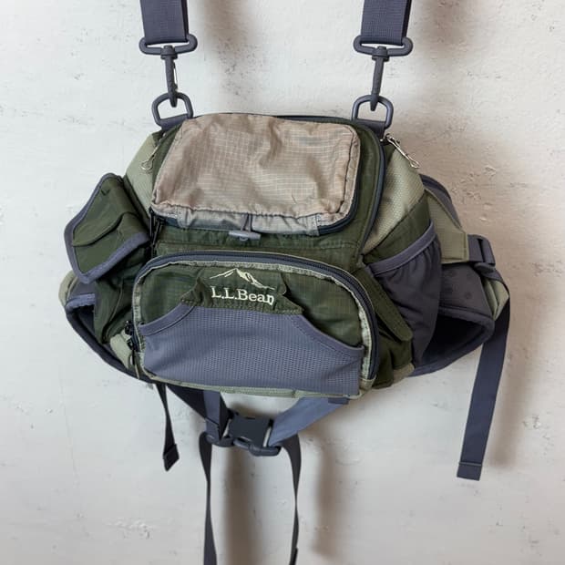엘엘빈 L.L.Bean 빈티지 피싱 크로스백 그린