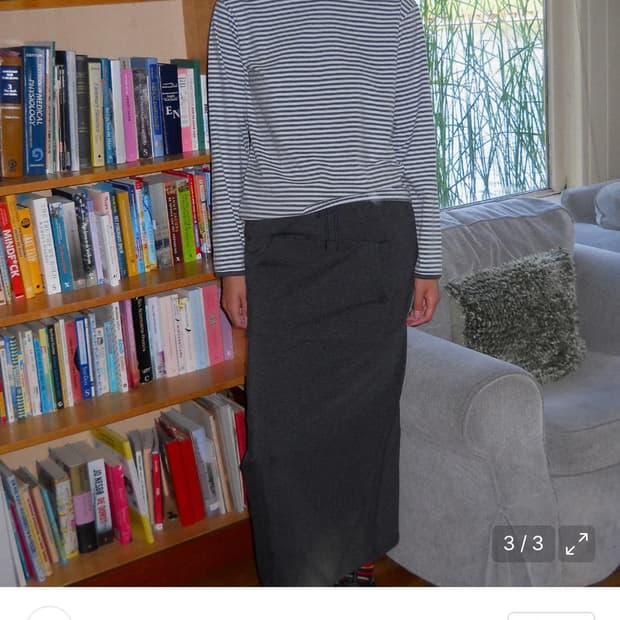 페스토 데이 롱 스커트 - 다크문