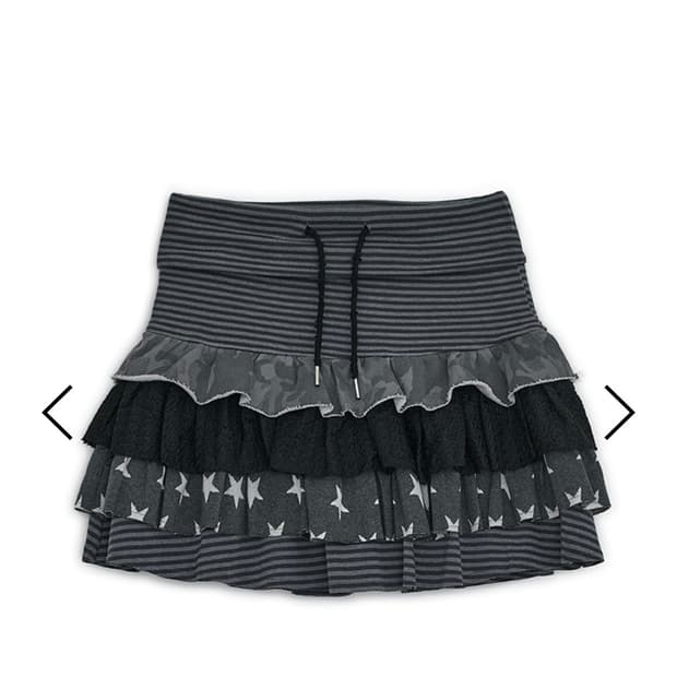 허그유어스킨 캉캉 레이어드 스커트