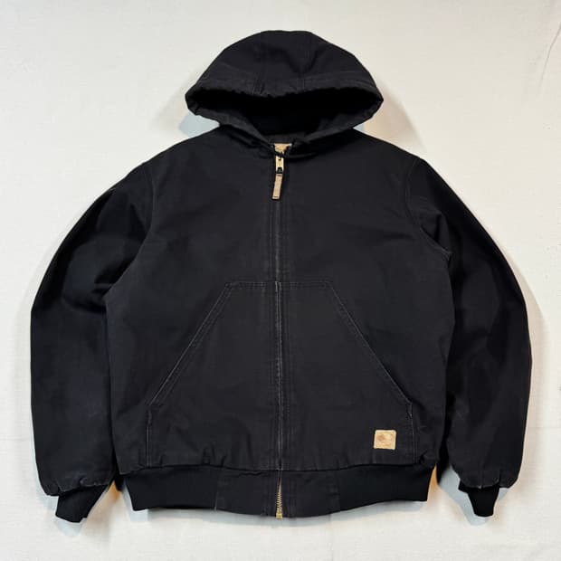 M) BERNE USA 빈티지 워크웨어 액티브 후드집업 자켓