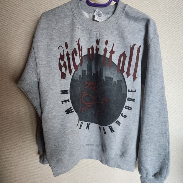 sick of it all 부틀렉 맨투맨