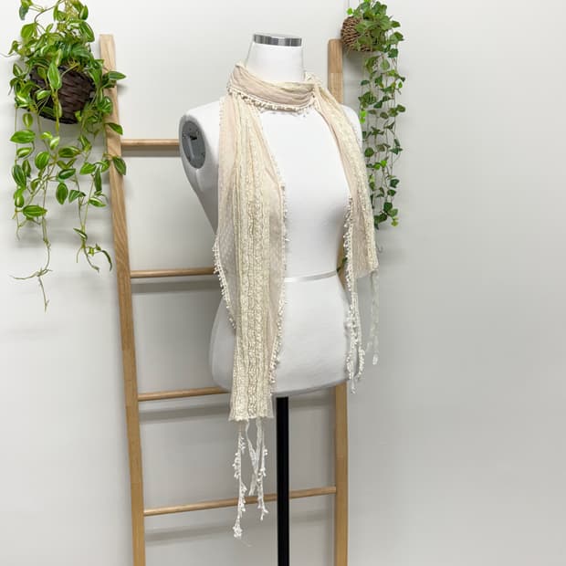 JPN/ 레이스스카프 모리걸스카프 모리룩스카프 모리룩스카프