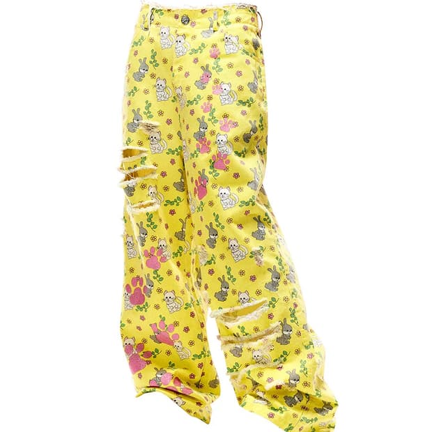 [새상품] Cfierce 씨피어스 카툰 루즈 진 데님 M