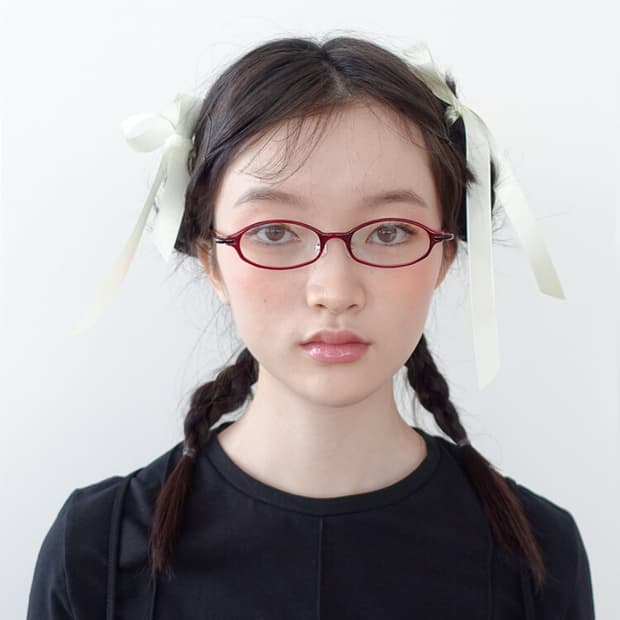 페어리샵 안경 긱시크 빨간 안경 