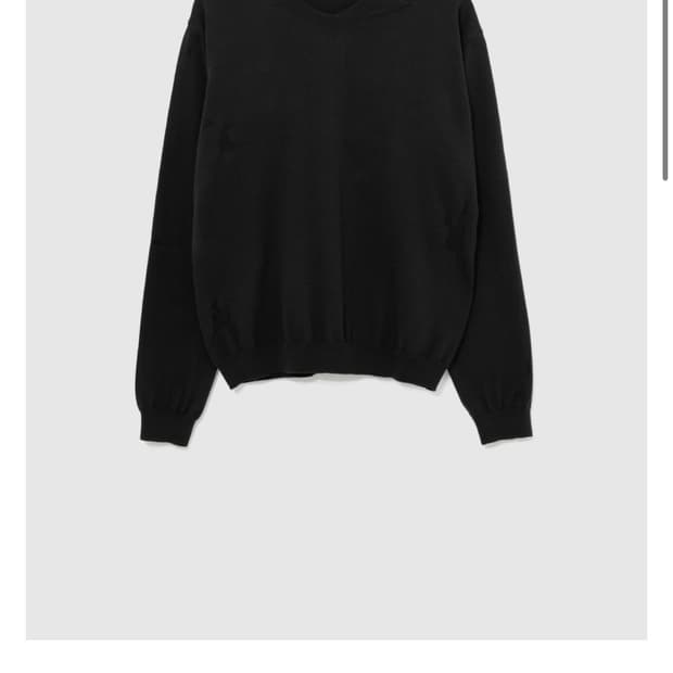 (구매)NWT DAMAGED COTTON SWEATER (INK)