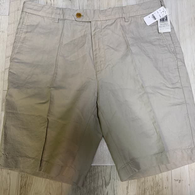 [38] 브룩스 브라더스 버뮤다 팬츠 베이지 새상품