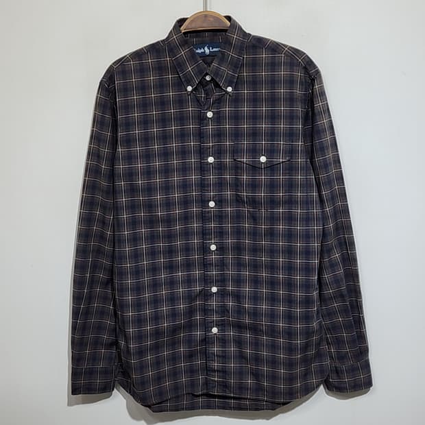 (S) 랄프로렌 폴로 남방 체크 셔츠 캐주얼 