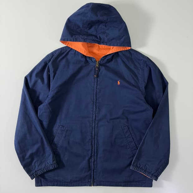 Polo 폴로 랄프로렌 코튼 리버시블 후드 자켓