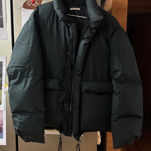 오라리 블랙 패딩 3사이즈