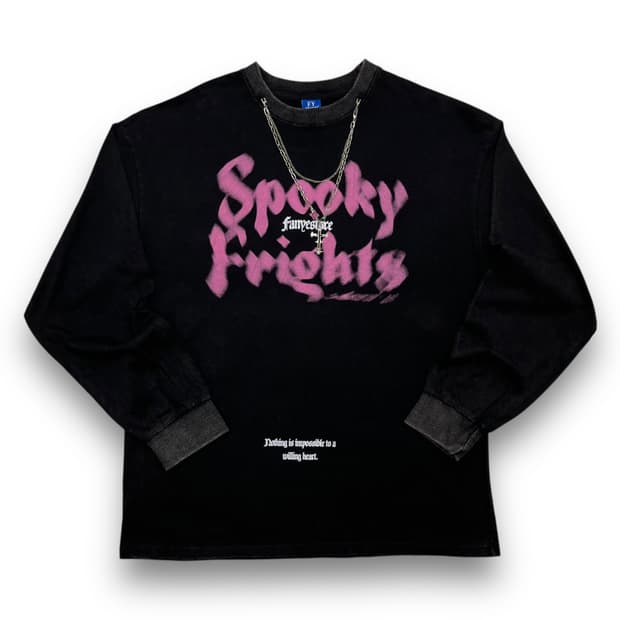 FY Spooky Frights cross long sleeve