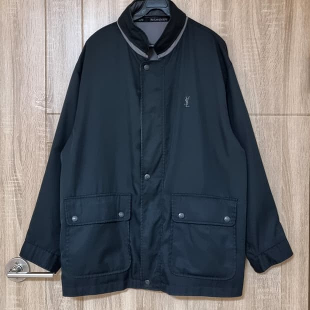 입생로랑 리버서블 집업 점퍼