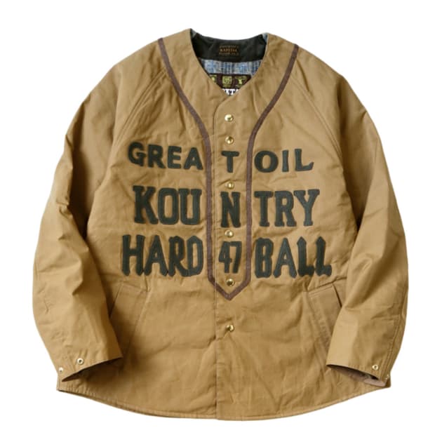 [3] 캐피탈 오일 베이스볼 블루종 베이지