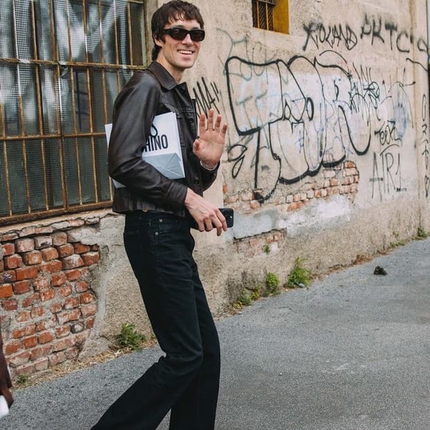 새상품) 리바이스 517 프리미엄 블랙 워시드 데님 34