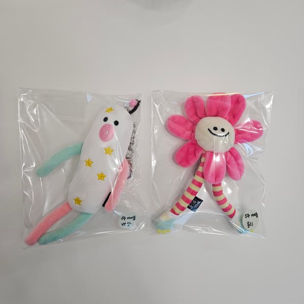 새상품) 뉴스페이스 콜리, 쁘앙 키링 일괄판매