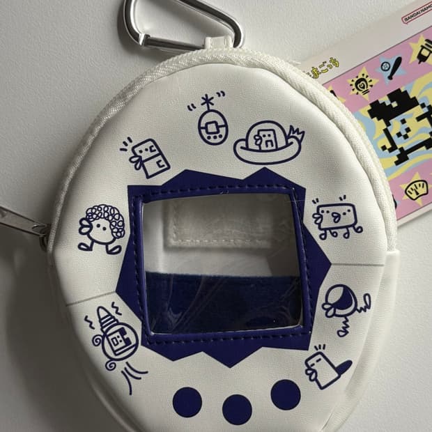 다마고치 빈다이 미미치 아크릴파우치 인형파우치