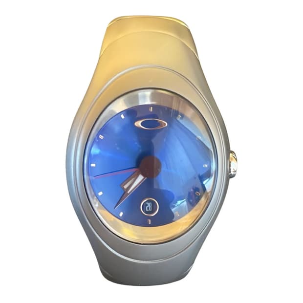 오클리 타임밤 아이콘 블루 시계