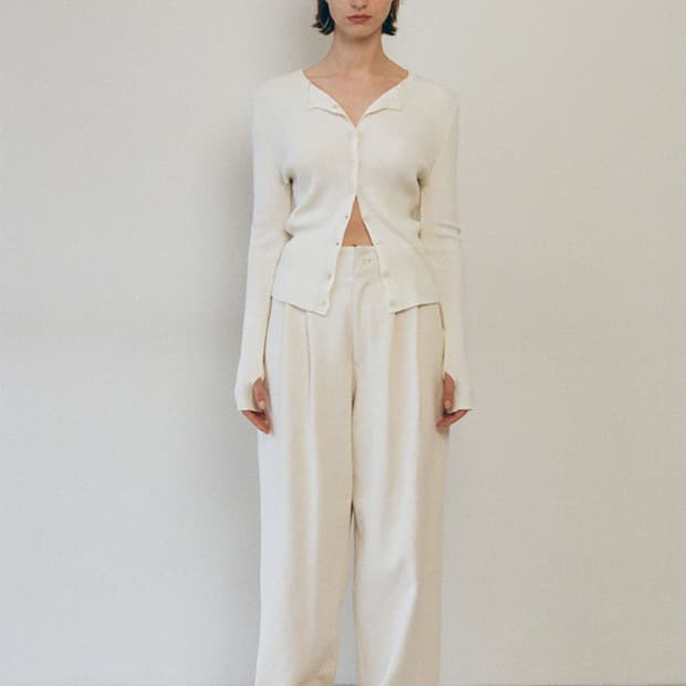 lfm Wide Twill Two-Tuck Pants 엘에프엠 팬츠