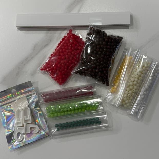 토마토 거북이 비즈발 만들기