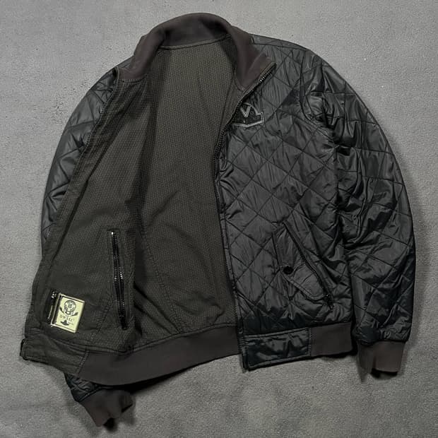 디젤 리버시블 퀼팅 코튼 자켓