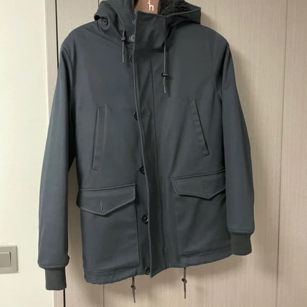 산드로/ 양털후드자켓/ S