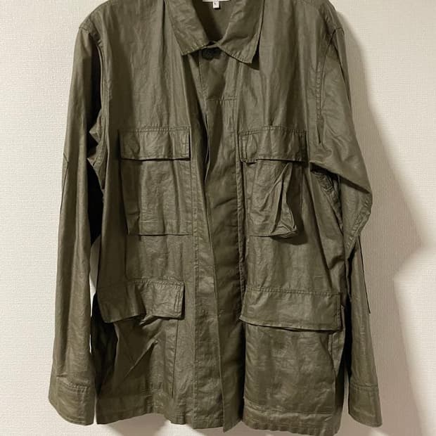 [L] 엔지니어드가먼츠 코팅린넨 BDU 자켓