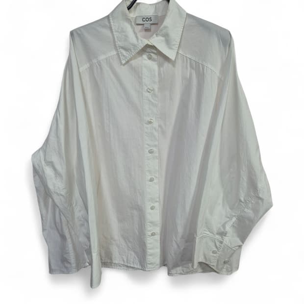 COS 코스 화이트 셔츠