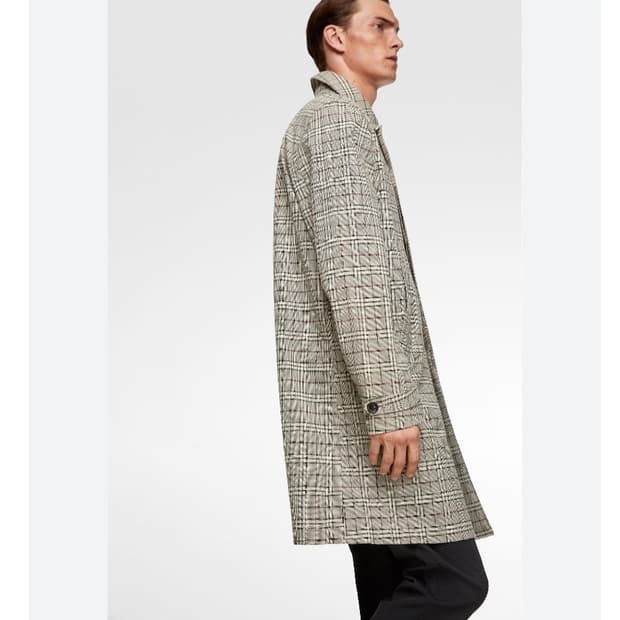 L) ZARA 자라 트레블러 코트 맥코트