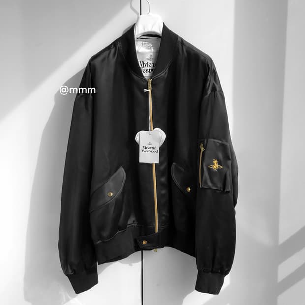 비비안/자수 ma-1 봄버 자켓
