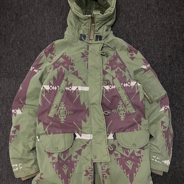 폴로 데님앤서플라이 n3b 나바호 다운 파카