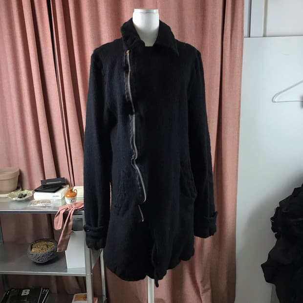 꼼데가르송 울 코트