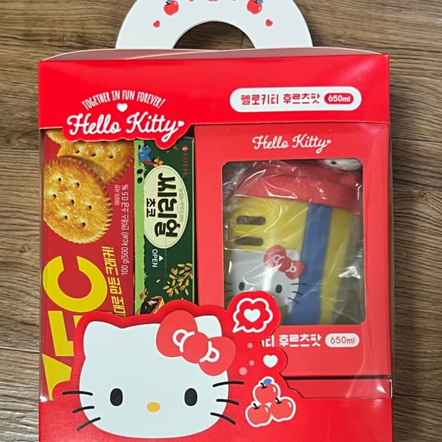 (새제품)헬로키티 후르츠팟