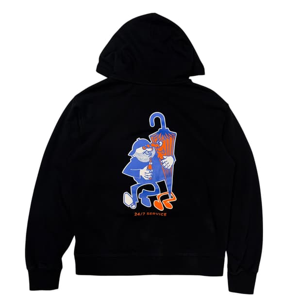 러셀 애슬레틱 X 메킷레인 블랙 후드집업 L