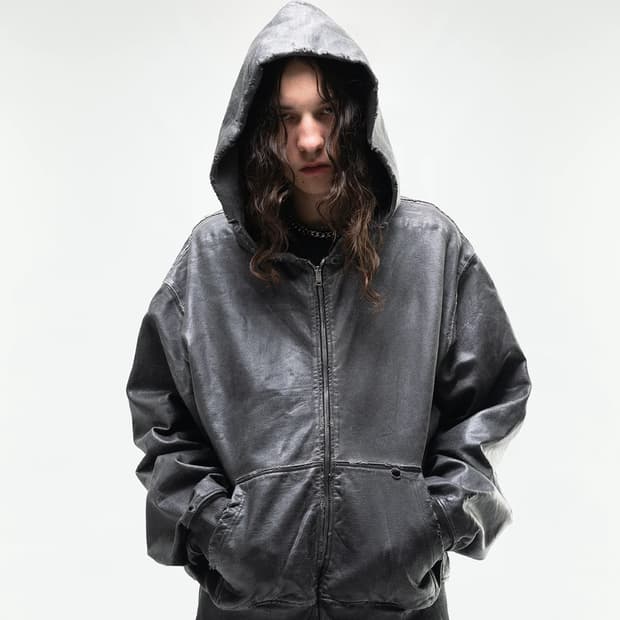 Det blev sent hood zip