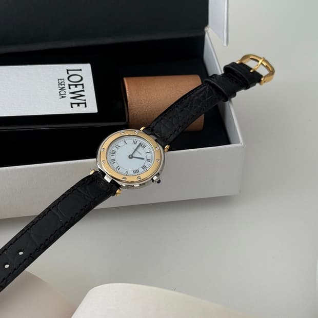 CARTIER santos round 시계