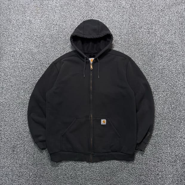 Name : 칼하트 시그니처 박스로고 써멀 오버핏 후드집업 :) 