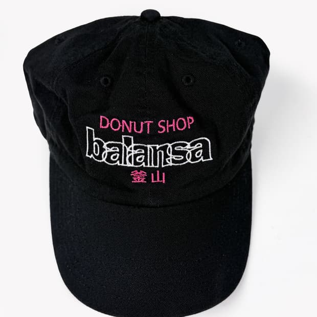 KREAM 단독 노티드도넛 발란사 볼캡 블랙
