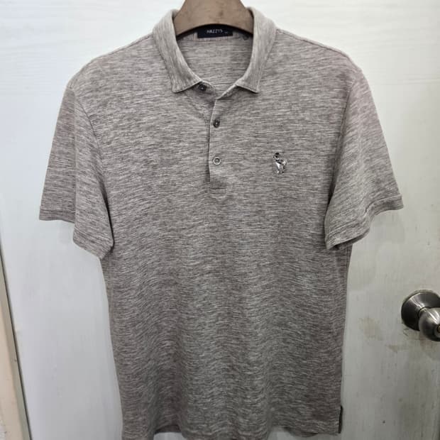 100,L )) HAZZYS 헤지스 카라 반팔티셔츠! 디자인 깔끔해용~