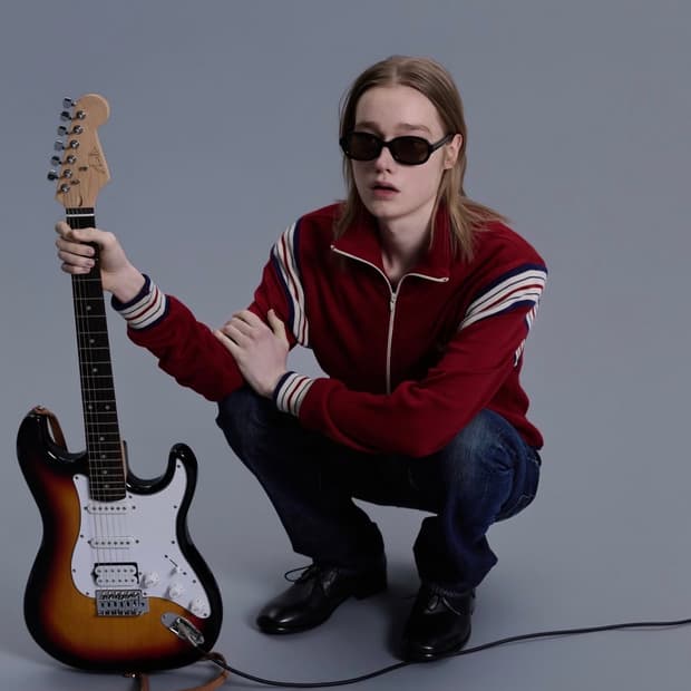 80s Mcgregor 니트 집업 밴드 져지