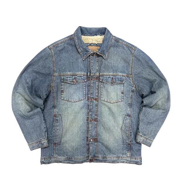 오클리 00s 데님 쉐르파 자켓(XL)