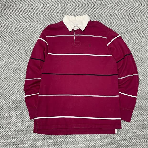 아이조드 자수 로고 럭비티 v0446