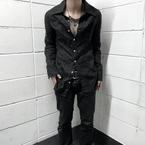 Edge line 00’s vkei shirring shirts