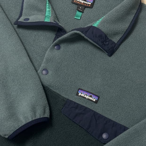 파타고니아 신칠라 다크 그린 